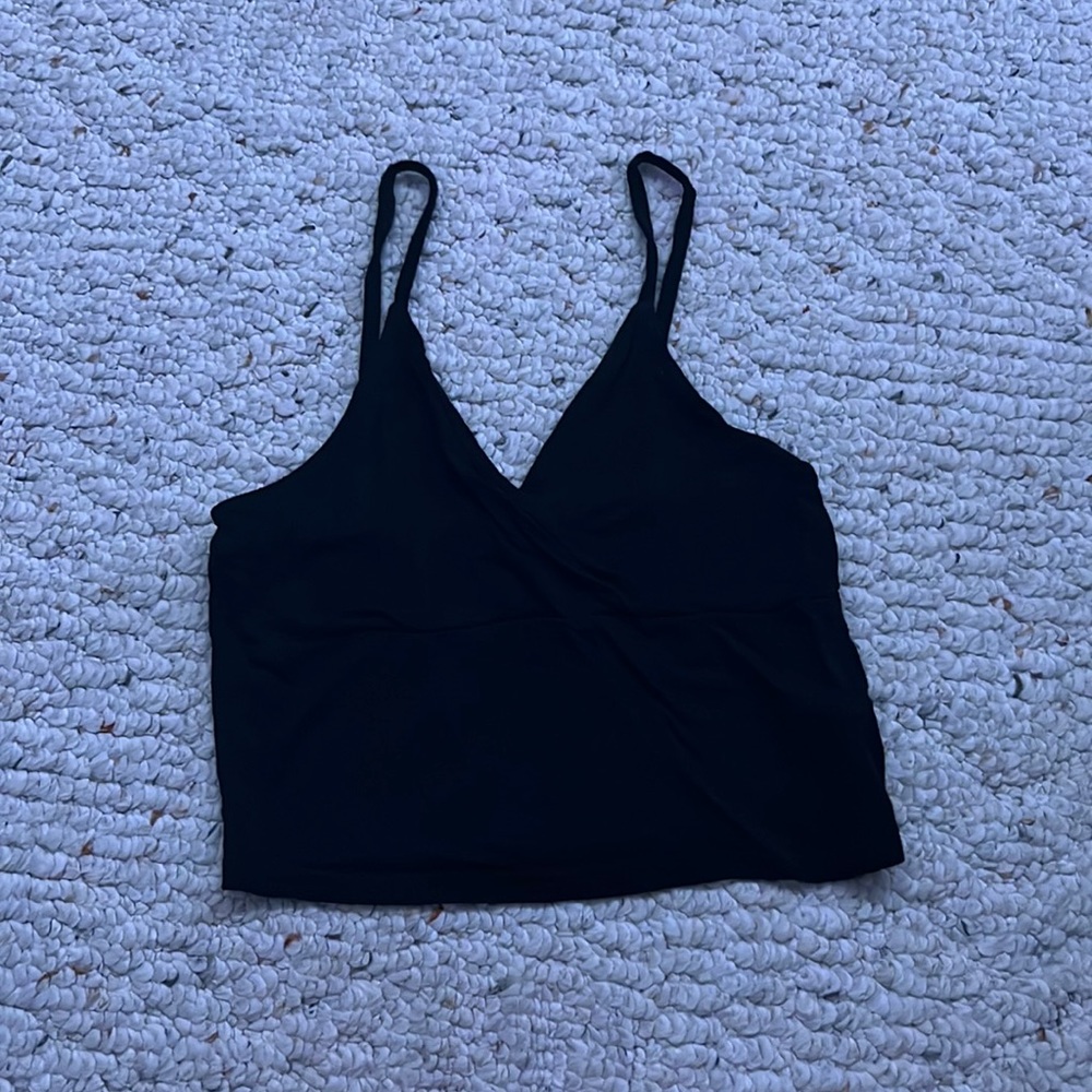 Black tank top